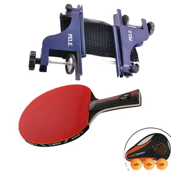 1 Set Table Tennis Bat Blade Rackets Long Short Handle Ping Pong Paddle with Telescopic Table Tennis Shelf Net Thicken Steel
1 Set Table Tennis Bat Blade Rackets Long Short Handle Ping Pong Paddle with Telescopic Table Tennis Shelf Net Thicken Steel
