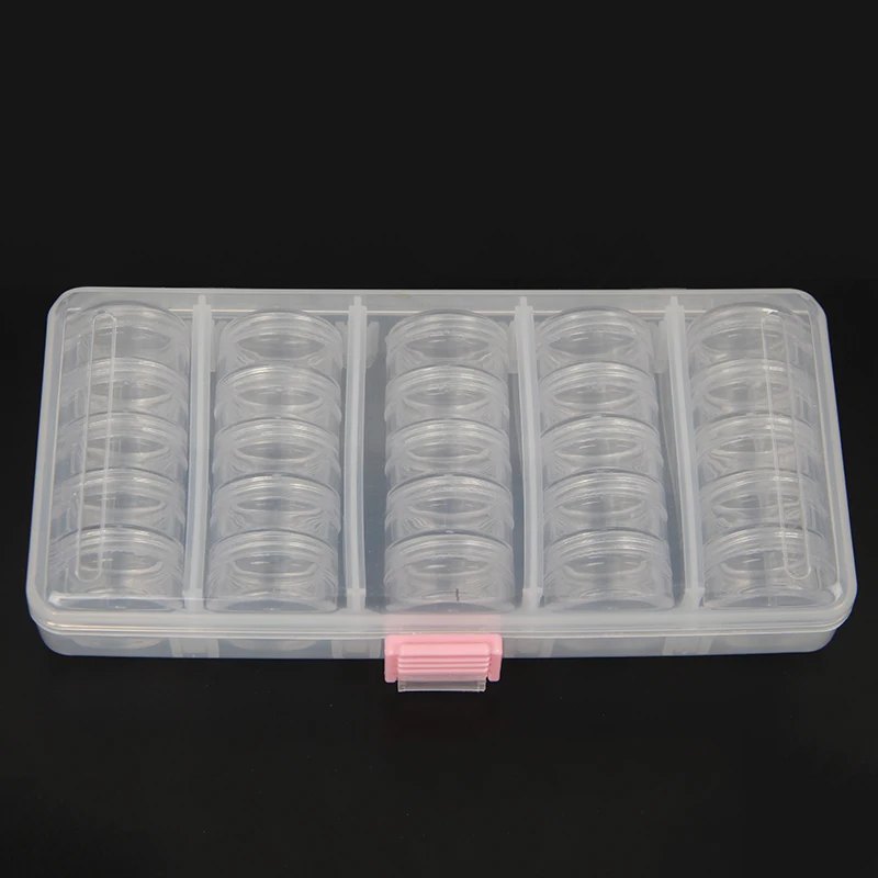 25Grids Diamond Painting Accessories Container Box DIY Diamant Embroidery Mosaic Tools Bead Transparent Plastic Drill Storage
25Grids Diamond Painting Accessories Container Box DIY Diamant Embroidery Mosaic Tools Bead Transparent Plastic Drill Storage