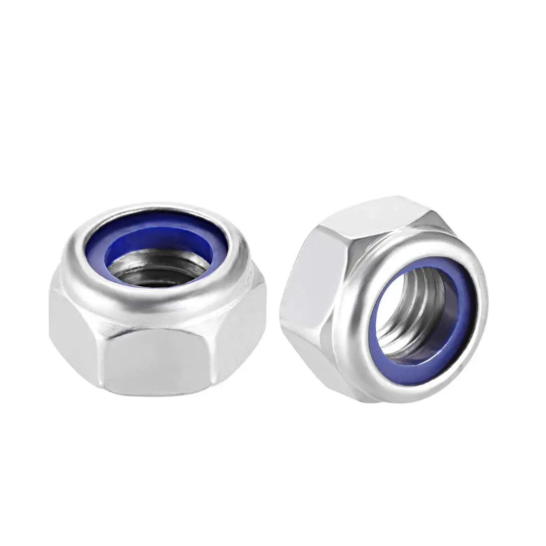 M14 x 2mm Nylon Insert Hex Lock Nuts, 304 Stainless Steel, Plain Finish, Pack of 2
M14 x 2mm Nylon Insert Hex Lock Nuts, 304 Stainless Steel, Plain Finish, Pack of 2