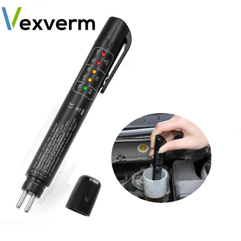 Car Brake Fluid Tester Oil Quality Check Pen Universal Car Brake Liquid Digital Tester Vehicle Auto Accurate Testing Tool
Car Brake Fluid Tester Oil Quality Check Pen Universal Car Brake Liquid Digital Tester Vehicle Auto Accurate Testing Tool