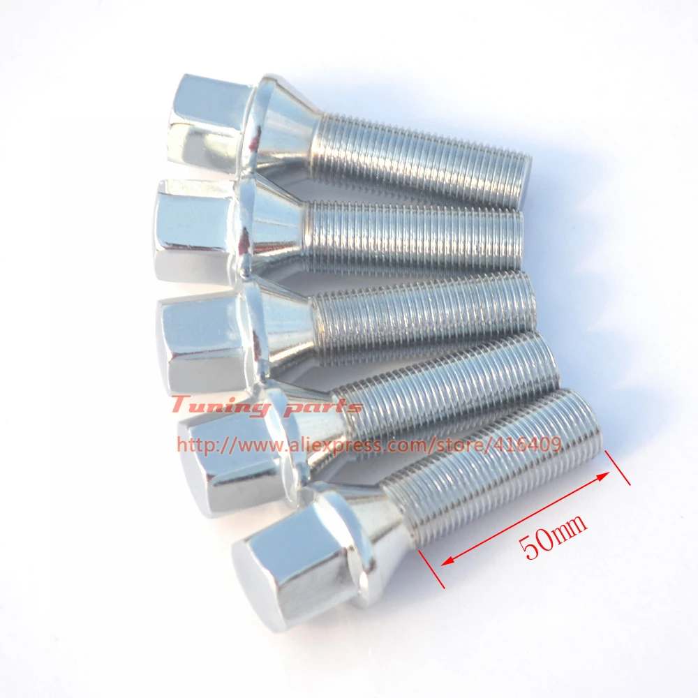 10PCS Extended Lug Bolts Steel Material For European Car Cone Seat 50mm Thread Size M14X1.25 M14x1.5 M12x1.25 M12x1.5
10PCS Extended Lug Bolts Steel Material For European Car Cone Seat 50mm Thread Size M14X1.25 M14x1.5 M12x1.25 M12x1.5