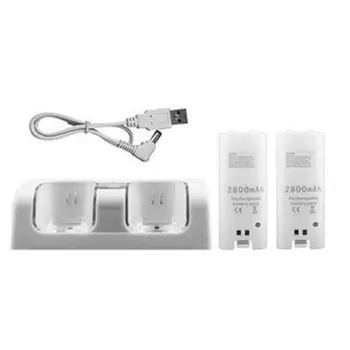 For Nintend WII Remote Controller Charger Charging Dock Station +2 Batteries Game Accessories
For Nintend WII Remote Controller Charger Charging Dock Station +2 Batteries Game Accessories