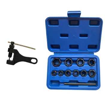 1 Set Daed Lug Nut and Lock Remover Twist Socket Set & 1 Pcs Chain Splitter Atv Breaker Removal Repair Plier Tool
1 Set Daed Lug Nut and Lock Remover Twist Socket Set & 1 Pcs Chain Splitter Atv Breaker Removal Repair Plier Tool