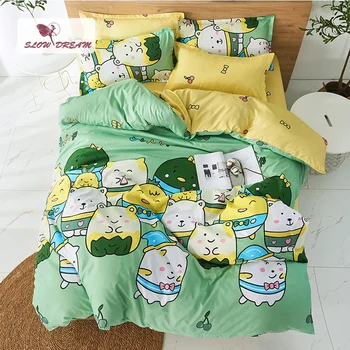 SlowDream Child Adult Bedding Set Cartoon Bed Linen Set Double Duvet Cover Home Textile Decor Bedroom Single Twin Double Queen k
SlowDream Child Adult Bedding Set Cartoon Bed Linen Set Double Duvet Cover Home Textile Decor Bedroom Single Twin Double Queen k