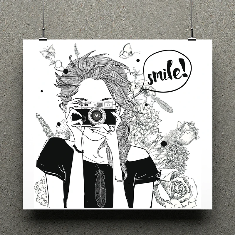 ZhuoAng Girl Taking Pictures Clear Stamps For DIY Scrapbooking/Card Making Decorative Silicon Stamp Crafts
ZhuoAng Girl Taking Pictures Clear Stamps For DIY Scrapbooking/Card Making Decorative Silicon Stamp Crafts