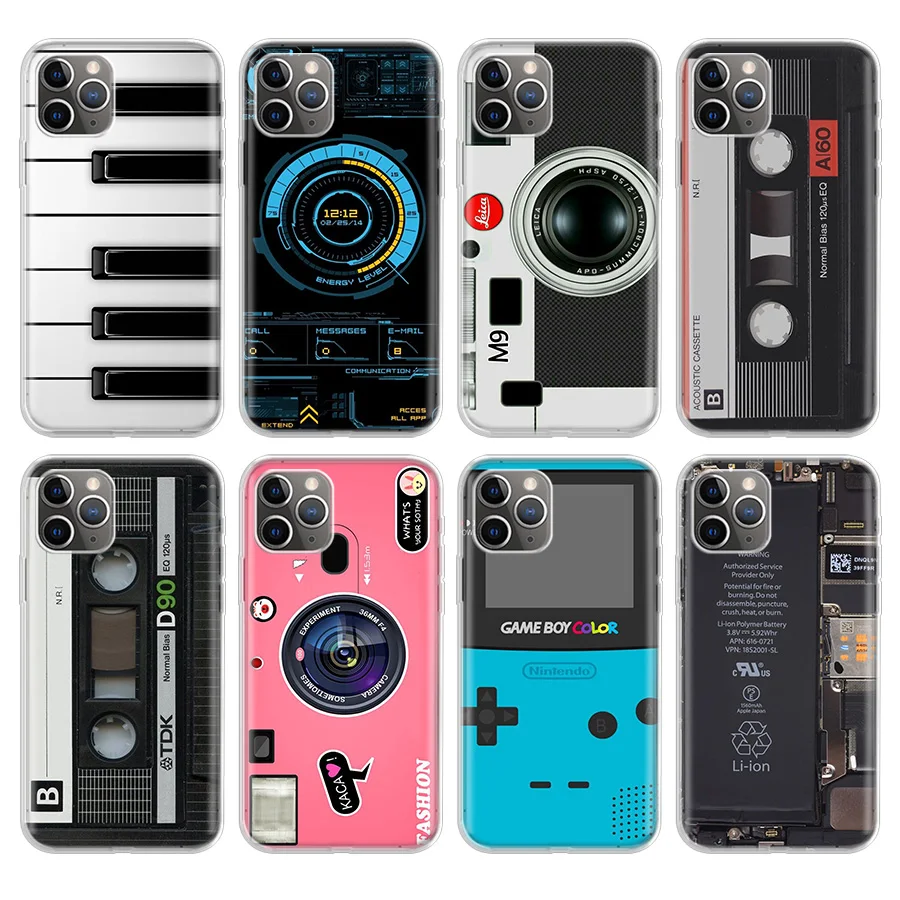 Retro Camera Cassette Tapes Calculator Keyboard Phone Case For Apple iPhone 11 Pro 6 6S 7 8 Plus + X 10 Ten XS MAX XR 5 5S SE So
Retro Camera Cassette Tapes Calculator Keyboard Phone Case For Apple iPhone 11 Pro 6 6S 7 8 Plus + X 10 Ten XS MAX XR 5 5S SE So
