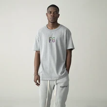 SS21 Season 7 Essentials Fashion Brand Laser FG Letter Reflective 100% Cotton T-Shirt Hip Hop Loose Oversized Short Sleeve 
SS21 Season 7 Essentials Fashion Brand Laser FG Letter Reflective 100% Cotton T-Shirt Hip Hop Loose Oversized Short Sleeve