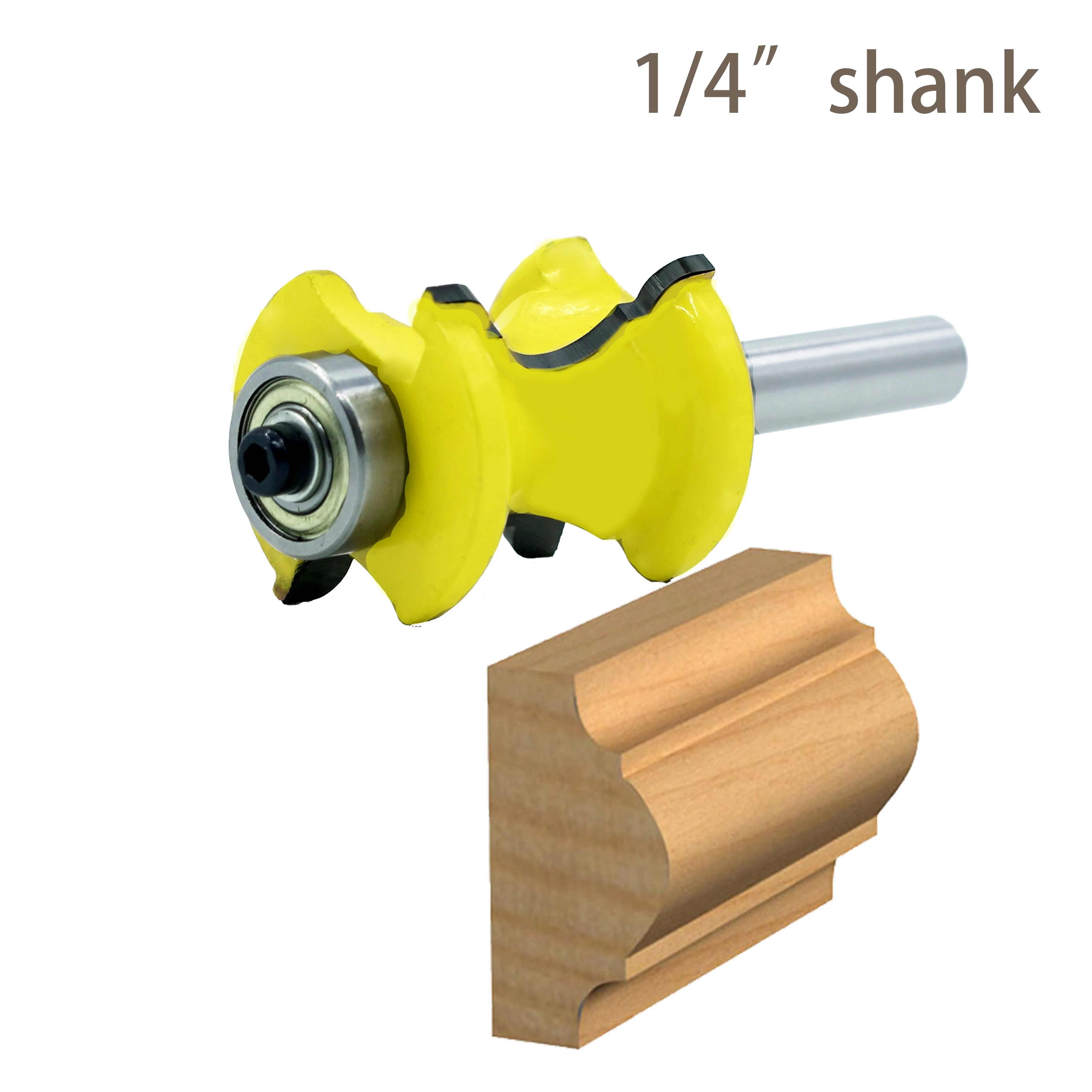 1PC1/4" molino Concave Radius Milling Cutters Convex Column Line knife Molding Router Bit Tenon Cutter for fresas para tupia
1PC1/4" molino Concave Radius Milling Cutters Convex Column Line knife Molding Router Bit Tenon Cutter for fresas para tupia
