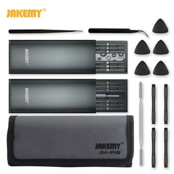 

JAKEMY New Product JM-P18 Mini Precision Screwdriver Tool Set with Waterproof Oxford Bag for Mobile Phone Household DIY Repair