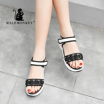MALE MONKEY 023142 Women Sandals Open Toe Soft Female Casual Summer Flat Platform Air Pad Sport Girl Beach Shoes Lady Sandals
MALE MONKEY 023142 Women Sandals Open Toe Soft Female Casual Summer Flat Platform Air Pad Sport Girl Beach Shoes Lady Sandals