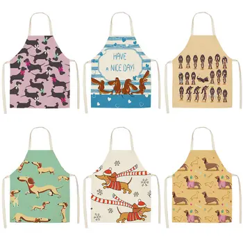 Dachshund Bulldog Kitchen Apron for Woman Sleeveless Cotton Linen Aprons Home Cooking Baking Bib Cleaning Tools 53*65cm WQ0028
Dachshund Bulldog Kitchen Apron for Woman Sleeveless Cotton Linen Aprons Home Cooking Baking Bib Cleaning Tools 53*65cm WQ0028