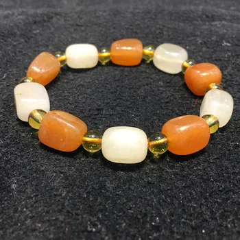 Golden Silk Jade Stone Bracelet Golden Silk Jade Barrel Bracelet Bracelet
Golden Silk Jade Stone Bracelet Golden Silk Jade Barrel Bracelet Bracelet