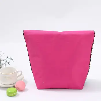 Portable Thermal Insulated Lunch Bag Sequin Picnic Box Tote Travel Pouch 
Portable Thermal Insulated Lunch Bag Sequin Picnic Box Tote Travel Pouch