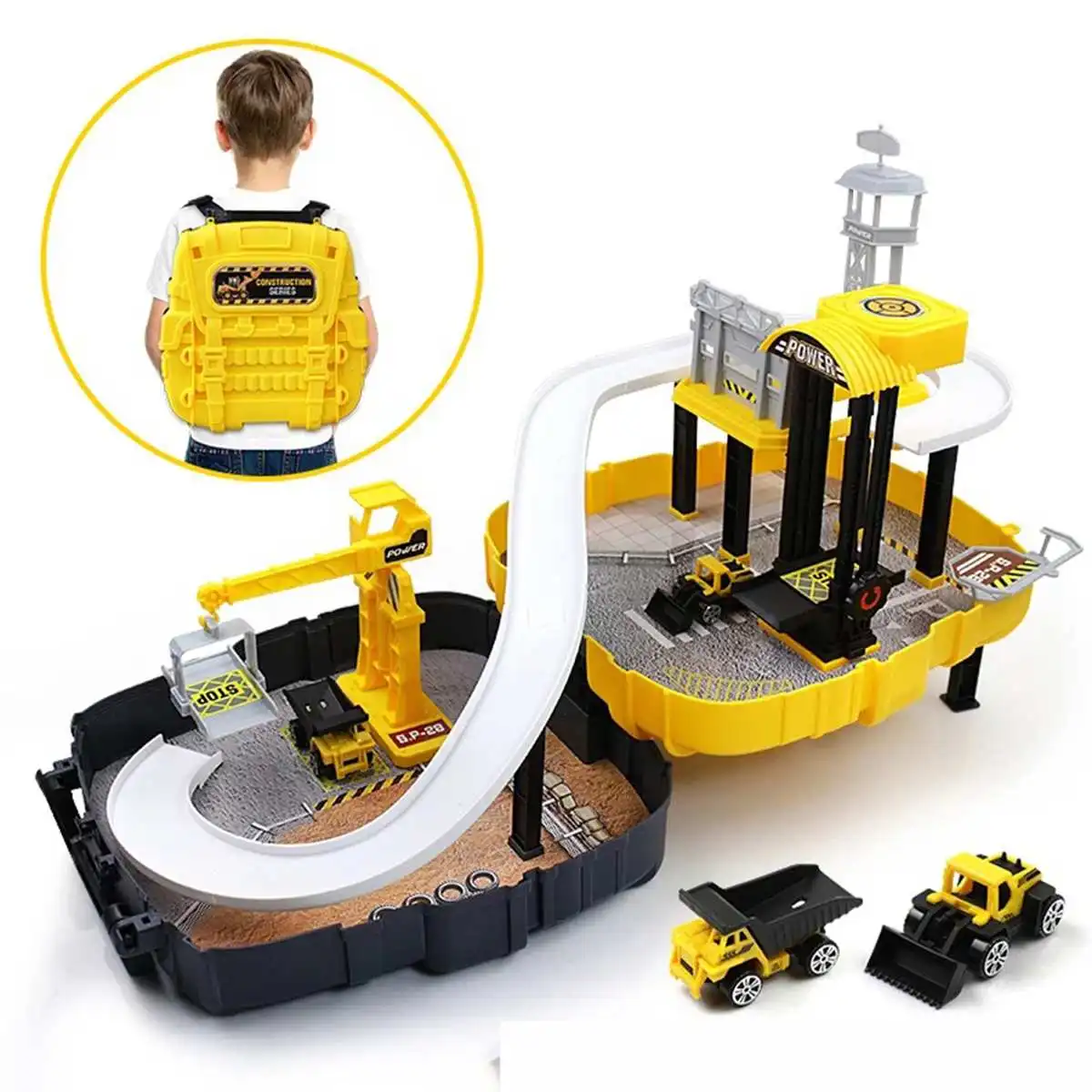 Hot Model Building Toy Simulation Parking Lot Backpack Engineering Military Track Slide Elevator Early Educational for Child
Hot Model Building Toy Simulation Parking Lot Backpack Engineering Military Track Slide Elevator Early Educational for Child
