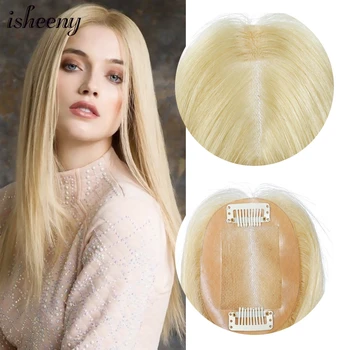 7x10cm Blonde Topper Wig Human Hair For Women 10"-20" Breathable MONO PU Base With Clip In Hair Toupee Remy Hairpiece
7x10cm Blonde Topper Wig Human Hair For Women 10"-20" Breathable MONO PU Base With Clip In Hair Toupee Remy Hairpiece