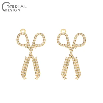 Cordial Design 50Pcs 17*32MM Jewelry Accessories/Earring Findings/Charms/Scissor Shape/Rhinestone Pendant/Hand Made/DIY Making 
Cordial Design 50Pcs 17*32MM Jewelry Accessories/Earring Findings/Charms/Scissor Shape/Rhinestone Pendant/Hand Made/DIY Making