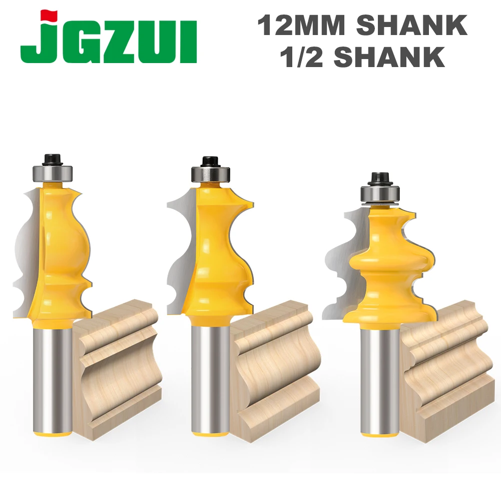 1pc 12mm 1/2inch Shank Special Moulding Handrail Wood Router Bit Woodworking Milling Cutter for Wood Machine Tools
1pc 12mm 1/2inch Shank Special Moulding Handrail Wood Router Bit Woodworking Milling Cutter for Wood Machine Tools