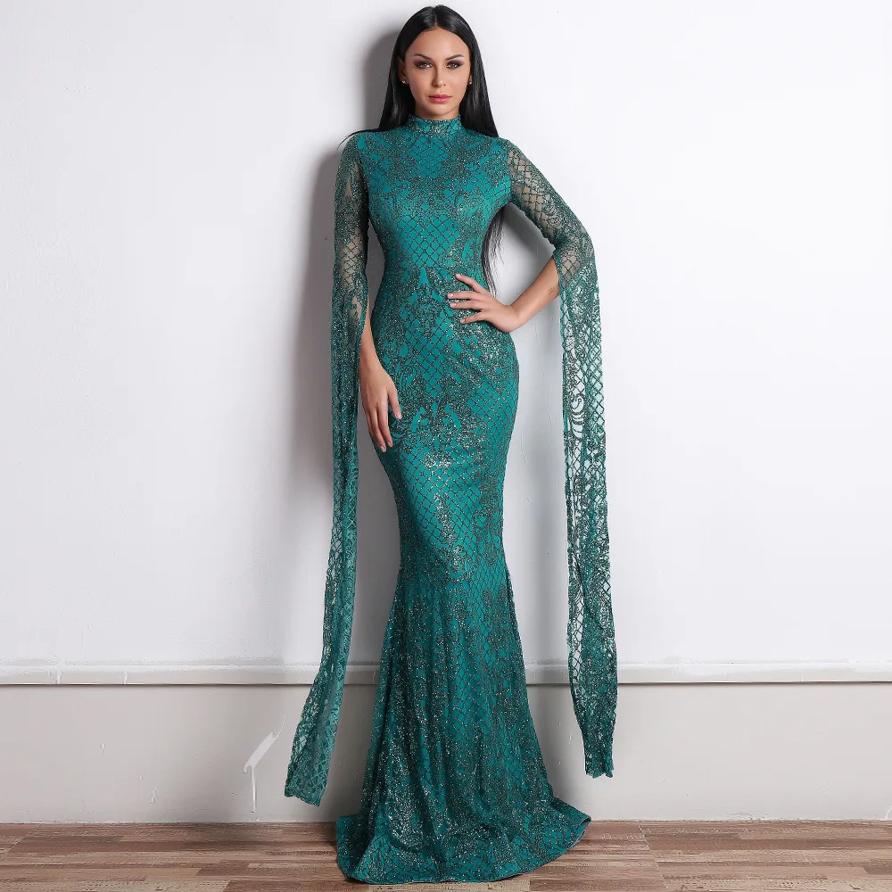 High Collar Mermaid Long Formal Evening Dresses Green Sequins Real Dress Women Lady Prom Gown Floor Length
High Collar Mermaid Long Formal Evening Dresses Green Sequins Real Dress Women Lady Prom Gown Floor Length