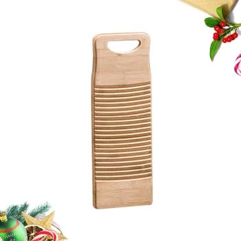 Solid Bamboo Scrubbing Board Anti-slip Laundry Washboard Cleaning Washing Board for Home Shop - 40cm
Solid Bamboo Scrubbing Board Anti-slip Laundry Washboard Cleaning Washing Board for Home Shop - 40cm