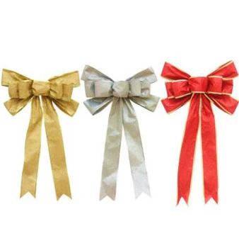 33*55cm Christmas Bows Geinne Red Silver Gold Glitter Golden Onion Powder Bow Decoration Christmas Tree Decorations
33*55cm Christmas Bows Geinne Red Silver Gold Glitter Golden Onion Powder Bow Decoration Christmas Tree Decorations