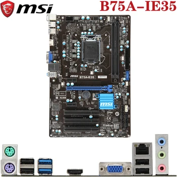 MSI B75A-IE35 For LGA1155 Intel Core 2/3th i7/i5/i3/Pentium/Celeron DDR3 16GB VGA HDMI ATX LGA-1155 B75 Desktop PC Motherboard 
MSI B75A-IE35 For LGA1155 Intel Core 2/3th i7/i5/i3/Pentium/Celeron DDR3 16GB VGA HDMI ATX LGA-1155 B75 Desktop PC Motherboard