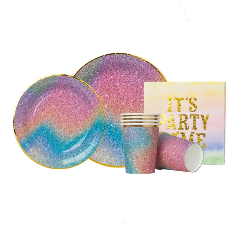 50PCS/set Gold Bright Stars Printed Disposable Tableware Sets For Wedding Festaval Kids Birthday Party Decor Supplies Kids Favor
50PCS/set Gold Bright Stars Printed Disposable Tableware Sets For Wedding Festaval Kids Birthday Party Decor Supplies Kids Favor