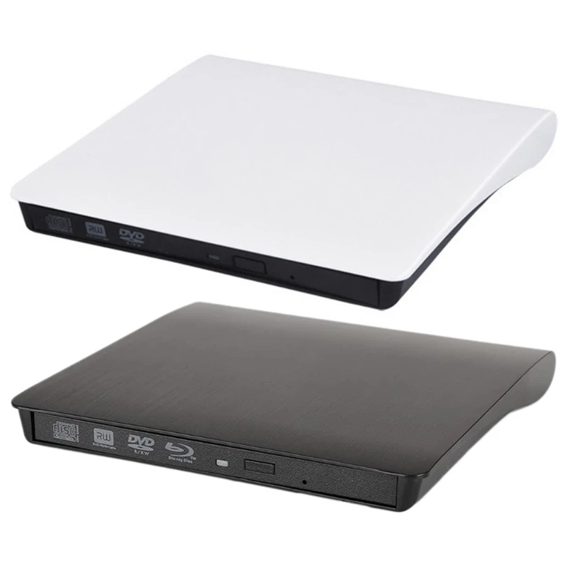 

External CD DVD +/-RW Drive USB 3.0 Protable USB DVD/CD ROM Burner Optical Drive Player Reader Writer for Windows 11 M5TB