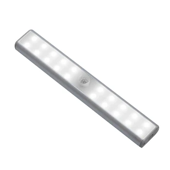 Cabinet LED Lights Motion Sensor Lighting USB Rechargeable 20 LED Stick-On Wall Lamps for Closet Wardrobe Drawer Cupboard Mirror
Cabinet LED Lights Motion Sensor Lighting USB Rechargeable 20 LED Stick-On Wall Lamps for Closet Wardrobe Drawer Cupboard Mirror