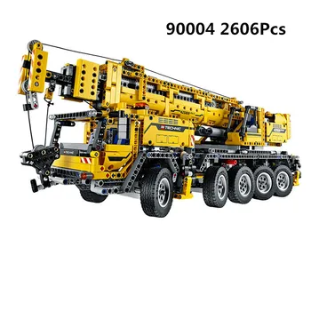2606Pcs Technic Motor Power Mobile Crane Mk II Model Building Kits Blocks Bricks compatible lepinging 42009 Birthday
2606Pcs Technic Motor Power Mobile Crane Mk II Model Building Kits Blocks Bricks compatible lepinging 42009 Birthday