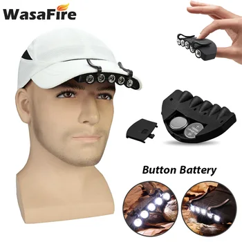 Wasafire Built-in Battery 5 LED Mini Cap Light Headlamp Flashlight 2 Modes Led Head Cap Hat Light Clip On Light For Fishing
Wasafire Built-in Battery 5 LED Mini Cap Light Headlamp Flashlight 2 Modes Led Head Cap Hat Light Clip On Light For Fishing