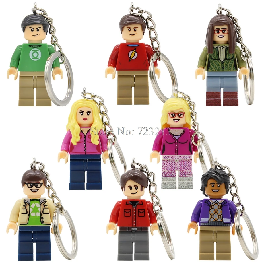 TBBT Keychain Bang Theory TV Sheldon Amy Leonard Figure Penny Rajesh Howard Bernadette Building Blocks Key Chain Gifts
TBBT Keychain Bang Theory TV Sheldon Amy Leonard Figure Penny Rajesh Howard Bernadette Building Blocks Key Chain Gifts