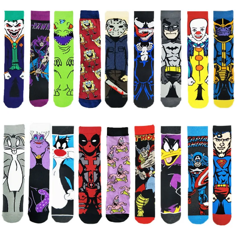 Funny cartoon socks with anime print Patrick Star custom socks novelty men women breathable cotton Hip Hop sock gifts for men
Funny cartoon socks with anime print Patrick Star custom socks novelty men women breathable cotton Hip Hop sock gifts for men