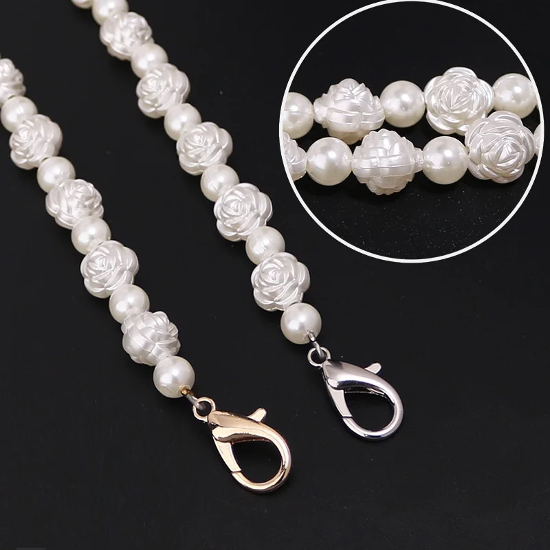2PCS Fashion Pearl Chain Bag Purse Strap Accessories DIY Replacement Handbag handles Shoulder Strap Pearl Flower Bead Bag straps
2PCS Fashion Pearl Chain Bag Purse Strap Accessories DIY Replacement Handbag handles Shoulder Strap Pearl Flower Bead Bag straps