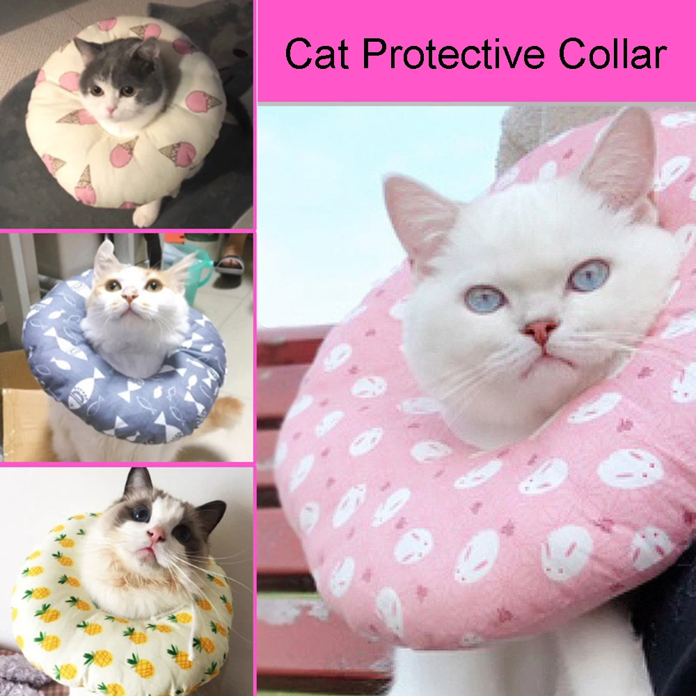Фото Pet Protective Collar Protection Cover Dog Neck Cone Anti-Bite Recovery Supplies for Dogs/Cats | Дом и сад