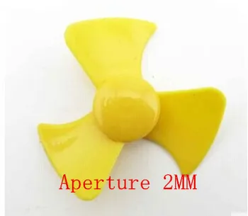 Propeller paddle fan leaf clover yellow propeller technology model small production aperture 2MM free shipping
Propeller paddle fan leaf clover yellow propeller technology model small production aperture 2MM free shipping