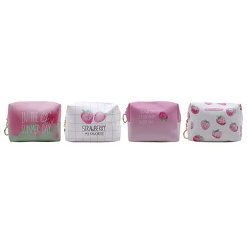 Cosmetic Bag Strawberry Exquisite Large Capacity Storage Bags Korean Creative Small Fresh Sweet Metal Buckle Portable Wash Bags
Cosmetic Bag Strawberry Exquisite Large Capacity Storage Bags Korean Creative Small Fresh Sweet Metal Buckle Portable Wash Bags