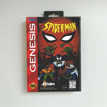 Spider-Man The Animated Series - USA Cover With Retail Box 16 Bit MD Game Card for Sega Megadrive Genesis Video Game Console
Spider-Man The Animated Series - USA Cover With Retail Box 16 Bit MD Game Card for Sega Megadrive Genesis Video Game Console