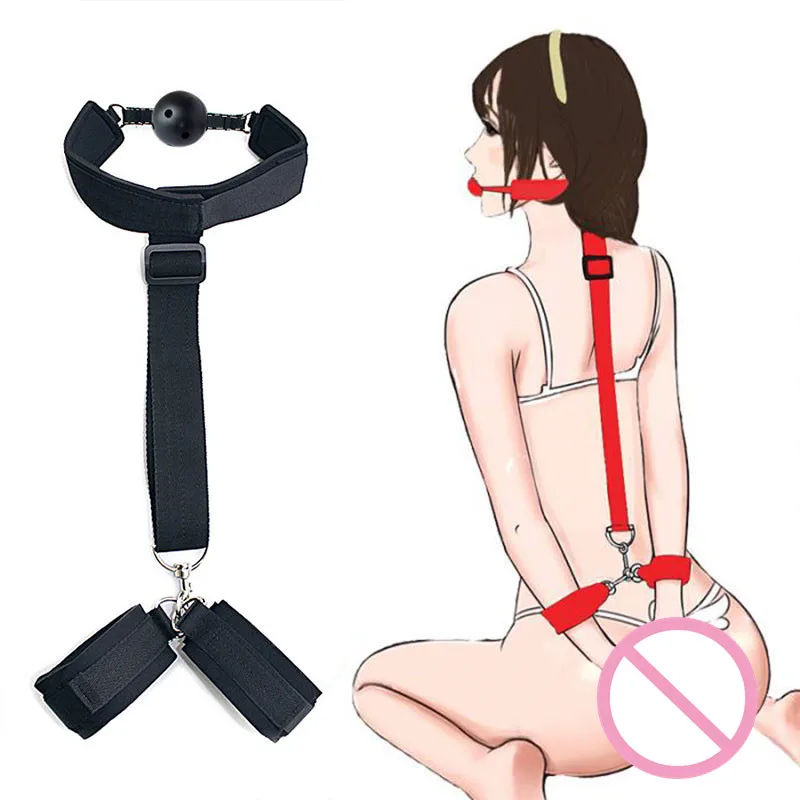 

BDSM Bondage Restraint Bondage Fetish Slave Handcuffs & Ankle Cuffs Adult Erotic Sex Toys For Woman Couples Games Sex Products