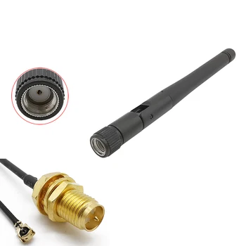 ALLISHOP 1Set 3dBi WiFi RP-SMA 2.4GHz 2400MHZ WiFi Antennas +15cm RP SMA female to ufl./ IPX 1.13 Cable for Wireless Router 
ALLISHOP 1Set 3dBi WiFi RP-SMA 2.4GHz 2400MHZ WiFi Antennas +15cm RP SMA female to ufl./ IPX 1.13 Cable for Wireless Router