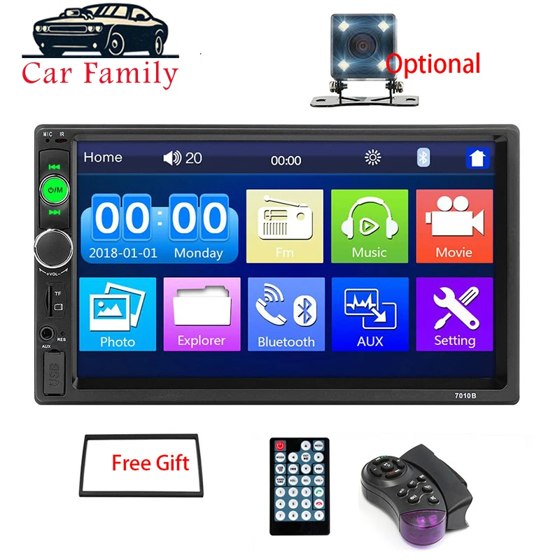 Car Family Auto Radio 2 Din Car Radio 7 Inch Auto Radio Multimedia Player With Android Mirror Link Support Steering Wheel Remote
Car Family Auto Radio 2 Din Car Radio 7 Inch Auto Radio Multimedia Player With Android Mirror Link Support Steering Wheel Remote