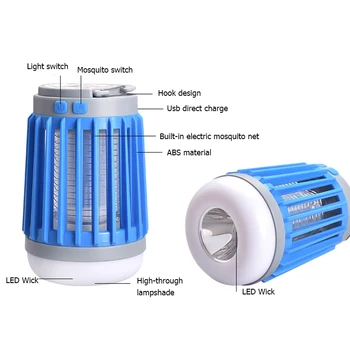 Solar Panel Charging USB Waterproof Mosquito Killer Lamp Pest Repeller Portable LED Camping Light SAL99
Solar Panel Charging USB Waterproof Mosquito Killer Lamp Pest Repeller Portable LED Camping Light SAL99