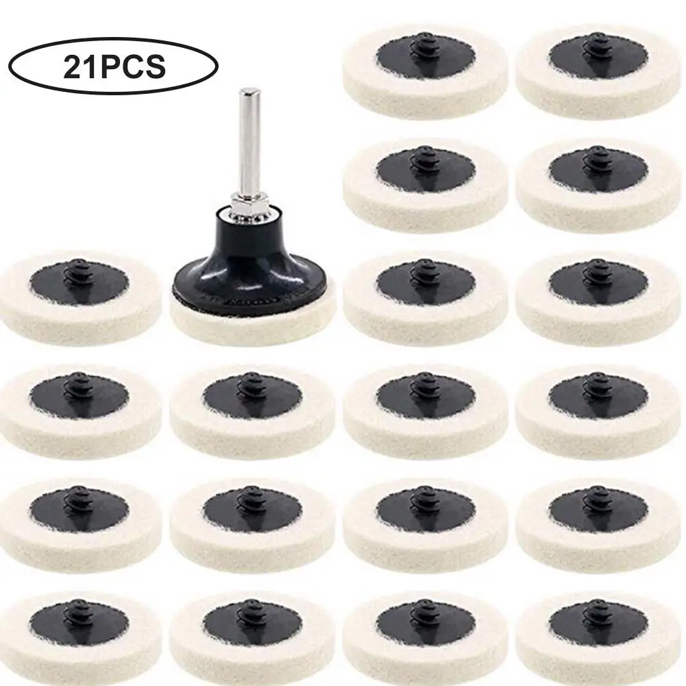 21PCS Compressed Wool Fabric Disc Polishing Buffing Pads Wheels Perfect for Polishing and Buffing Projects
21PCS Compressed Wool Fabric Disc Polishing Buffing Pads Wheels Perfect for Polishing and Buffing Projects
