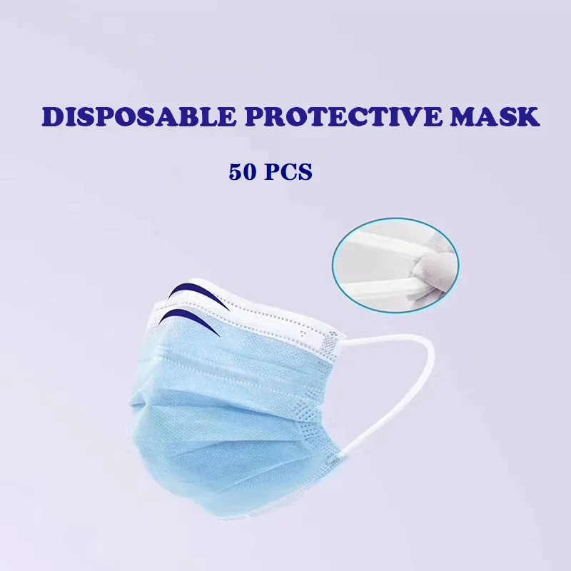 AOKANG Classic Blue Disposable Protective Masks with Elastic Ear Loop Non-Woven Mask Three-layer Filter Unisex Anti-dust masks
AOKANG Classic Blue Disposable Protective Masks with Elastic Ear Loop Non-Woven Mask Three-layer Filter Unisex Anti-dust masks
