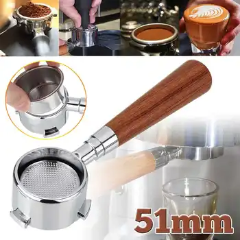 51mm Coffee Bottomless Portafilter Stainless Steel Replacement Filter Basket Espresso Machine Accessory For Delonghi EC680/EC685
51mm Coffee Bottomless Portafilter Stainless Steel Replacement Filter Basket Espresso Machine Accessory For Delonghi EC680/EC685