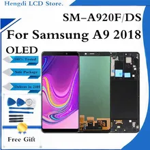 Ensemble écran tactile LCD OLED avec châssis, pour Samsung Galaxy A9 2018 SM-S920FN/DS=