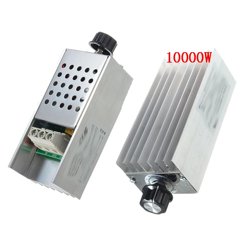 10000W 25A Speed Controller High Power SCR Voltage Regulator Dimmer Switch Speed Temperature Control Thermostat AC 110V 220V
10000W 25A Speed Controller High Power SCR Voltage Regulator Dimmer Switch Speed Temperature Control Thermostat AC 110V 220V