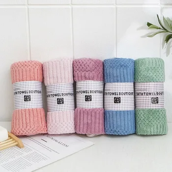 Family Match Face Towel for Daily Life Solid Soft Coral Velvet Unisex Face Towel for Adult Kid 35X75CM Rectangle Cloth
Family Match Face Towel for Daily Life Solid Soft Coral Velvet Unisex Face Towel for Adult Kid 35X75CM Rectangle Cloth