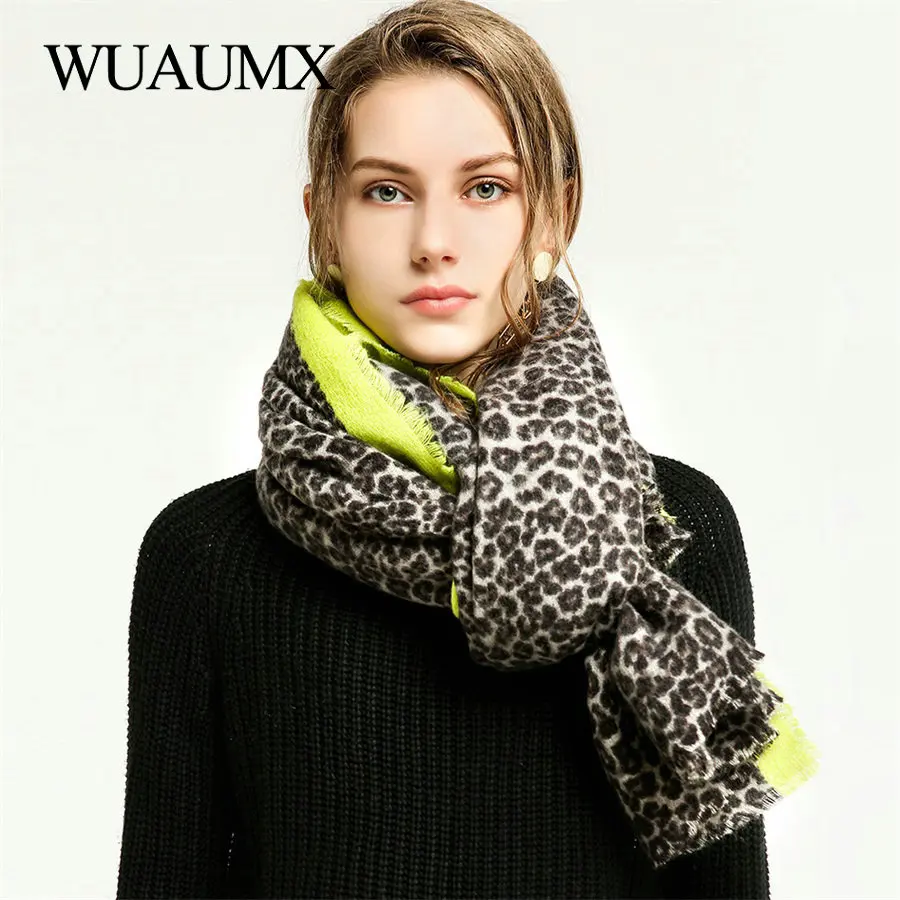 Wuaumx Autumn Winter Scarf For Women Cashmere Leopard Pattern Scarves Lady Blanket Wraps Shawls Warm Soft Neckerchief Long Scarf
Wuaumx Autumn Winter Scarf For Women Cashmere Leopard Pattern Scarves Lady Blanket Wraps Shawls Warm Soft Neckerchief Long Scarf