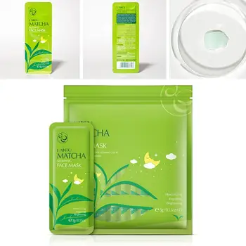 3g*15pcs Natural Matcha Moisturizing Sleeping Mask Face Care Anti Wrinkle Hydrating Oil-control Night Mask Skin Care Mask 
3g*15pcs Natural Matcha Moisturizing Sleeping Mask Face Care Anti Wrinkle Hydrating Oil-control Night Mask Skin Care Mask