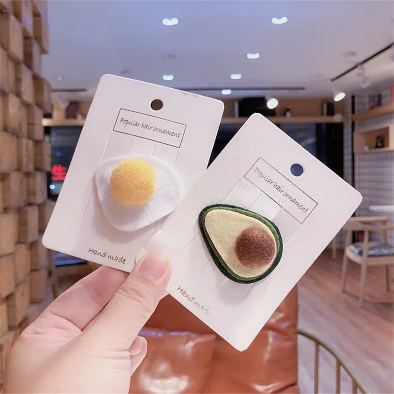 Free shipping Fashion Children Felt cloth Avocado/Egg hairpins girl's cute hairclips kids korea side clip hair accessories
Free shipping Fashion Children Felt cloth Avocado/Egg hairpins girl's cute hairclips kids korea side clip hair accessories